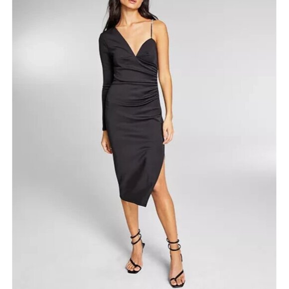 INC International Concepts Jeannie Mai X INC One-Shoulder Bodycon Dress Size M - Picture 1 of 3